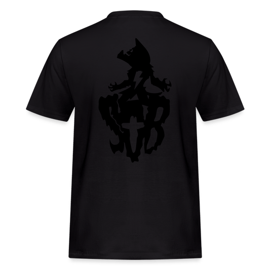 SPOD Männer Workwear T-Shirt Schwarz / S Halloween BLACKLINE - Russel Athletics Shirt E-Bike-Community