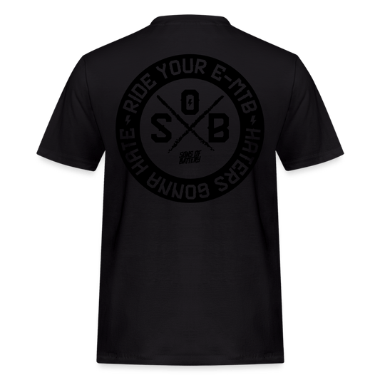 SPOD Männer Workwear T-Shirt Schwarz / S Haters BLACKLINE - Russel Athletics Shirt E-Bike-Community