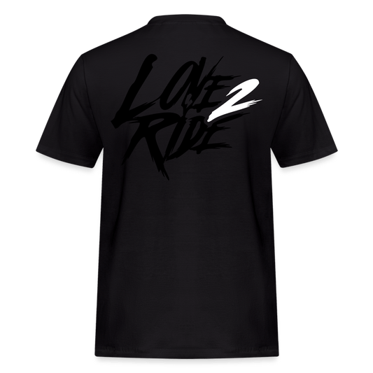 SPOD Männer Workwear T-Shirt Schwarz / S LOVE 2 RIDE BLACKLINE - Russel Athletics Shirt E-Bike-Community