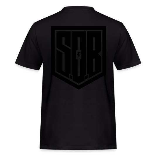 SPOD Männer Workwear T-Shirt Schwarz / S SOB BLACKLINE - Russel Athletics Shirt E-Bike-Community