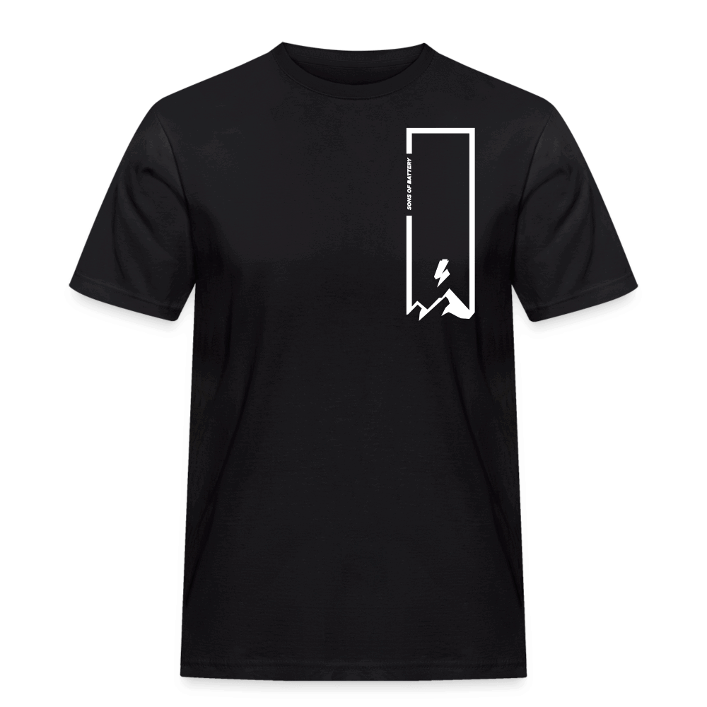 SPOD Männer Workwear T-Shirt Schwarz / S SoB on the Rocks - Weiß E-Bike-Community