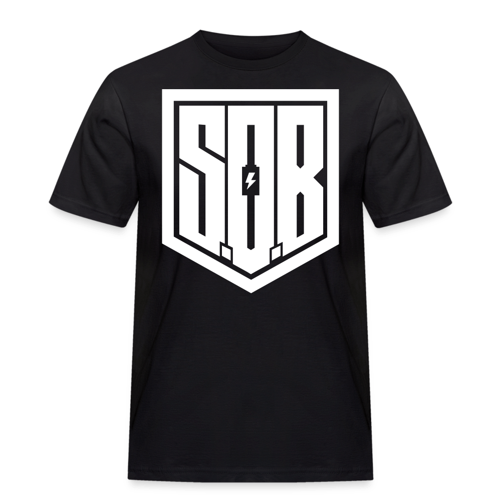 SPOD Männer Workwear T-Shirt Schwarz / S SoB Russel Athletics - Männer Workwear T-Shirt E-Bike-Community