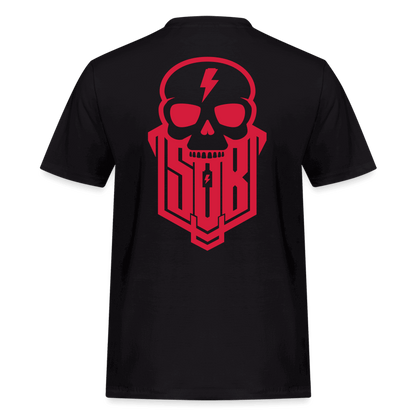 SPOD Männer Workwear T-Shirt SKULLGANG - REDLINE Männer Workwear T-Shirt E-Bike-Community