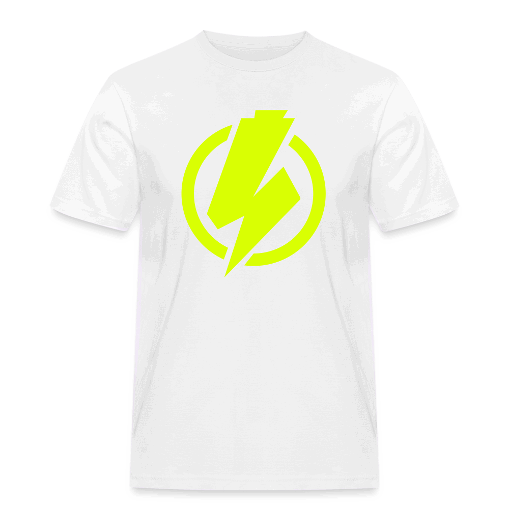 SPOD Männer Workwear T-Shirt weiß / S Lightning - Männer Russell Athletic E-Bike-Community