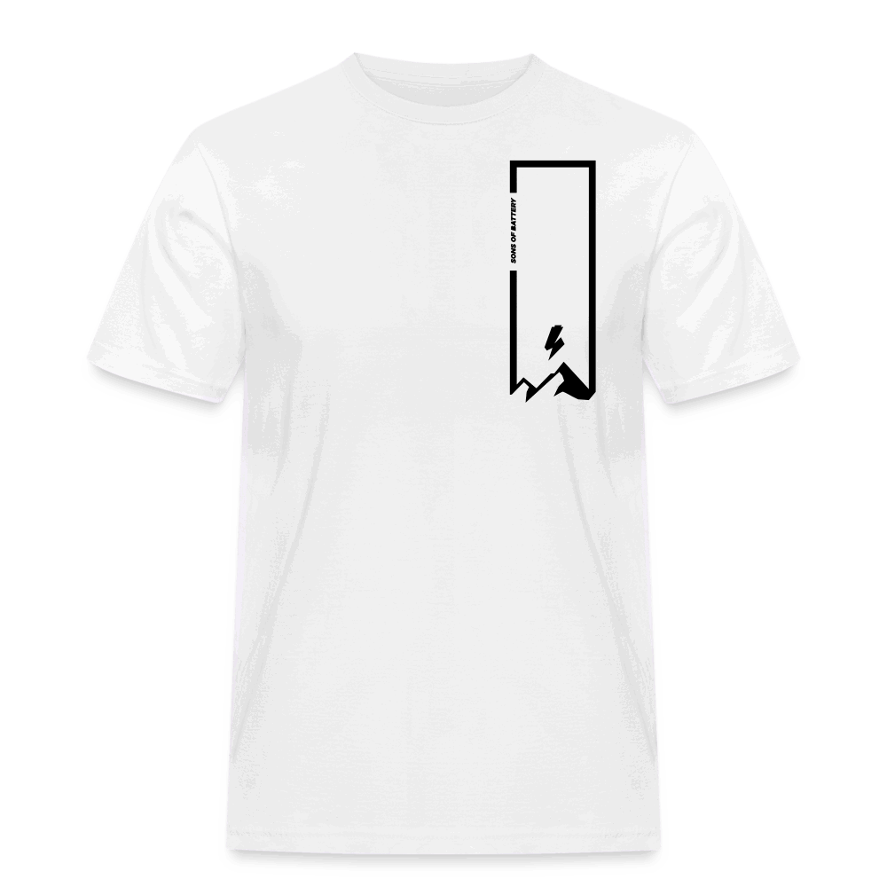 SPOD Männer Workwear T-Shirt weiß / S SoB on the Rocks E-Bike-Community