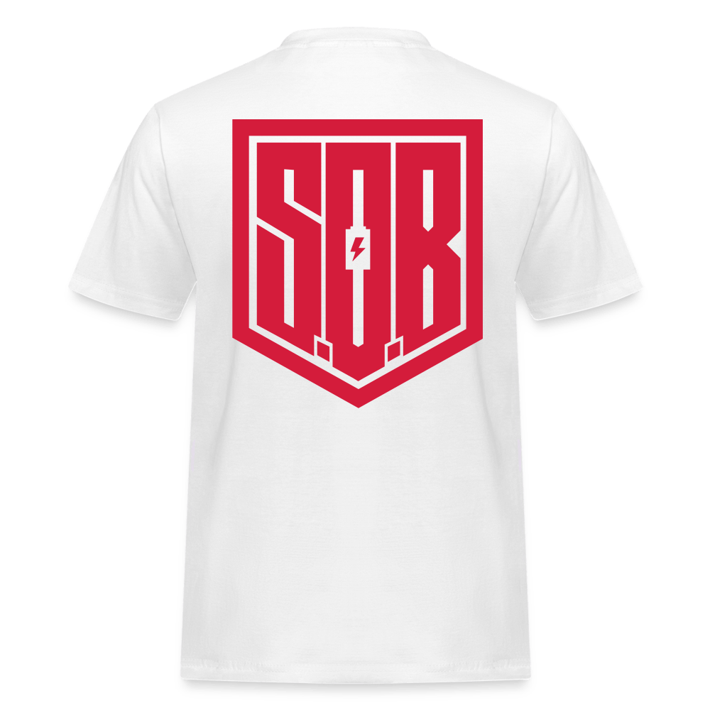 SPOD Männer Workwear T-Shirt Weiß / S SoB REDLINE - Russel Athletics Shirt E-Bike-Community