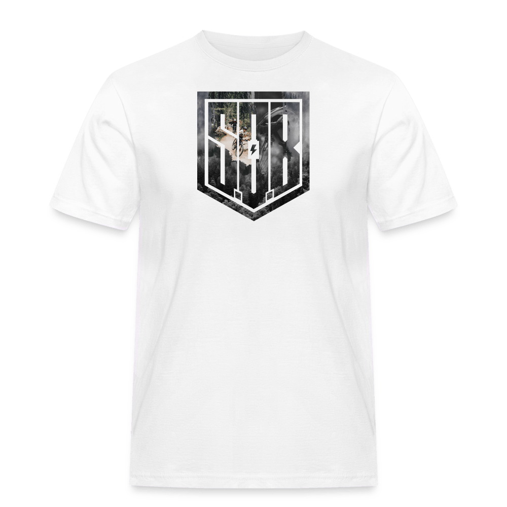 SPOD Männer Workwear T-Shirt Weiß / S SoB - Trailground - Russel Athletic E-Bike-Community