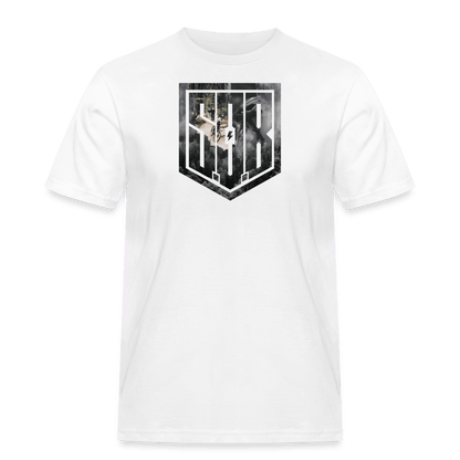 SPOD Männer Workwear T-Shirt Weiß / S SoB - Trailground - Russel Athletic E-Bike-Community