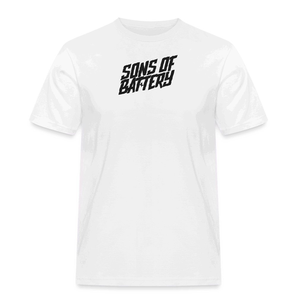 SPOD Männer Workwear T-Shirt weiß / S Sons of Battery - Signature - Std Shirt E-Bike-Community