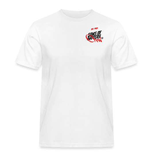 SPOD Männer Workwear T-Shirt Weiß / S sonscrew spraesiMänner Workwear T-Shirt E-Bike-Community