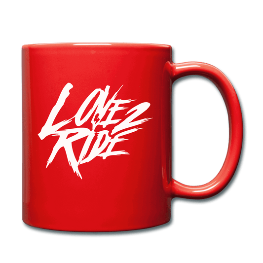 SPOD Tasse einfarbig Rot Love 2 Ride - Tasse einfarbig E-Bike-Community