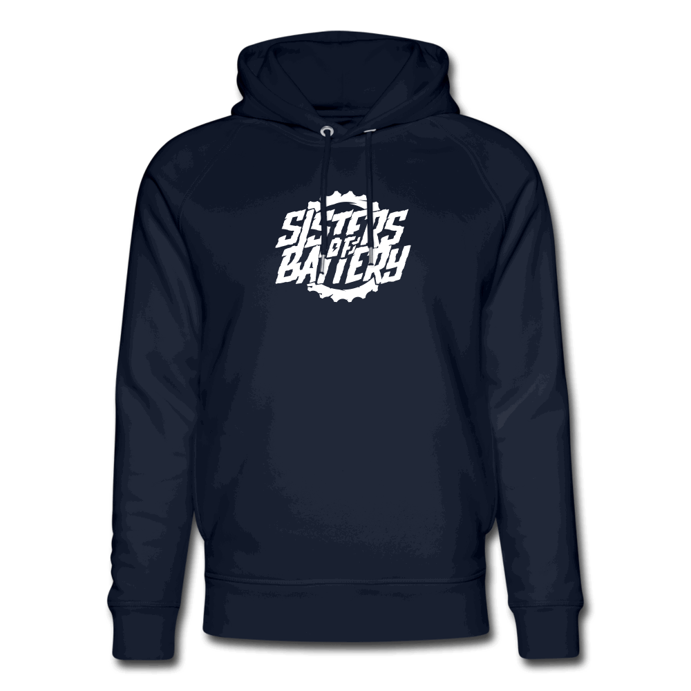 SPOD Unisex Bio-Hoodie von Stanley & Stella Navy / XS Sisters of Battery - Bio-Hoodie von Stanley & Stella E-Bike-Community