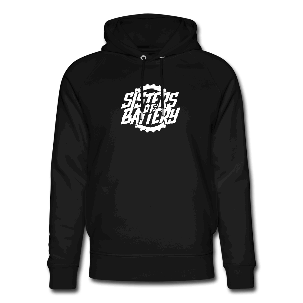 SPOD Unisex Bio-Hoodie von Stanley & Stella Schwarz / XS Sisters of Battery - Bio-Hoodie von Stanley & Stella E-Bike-Community