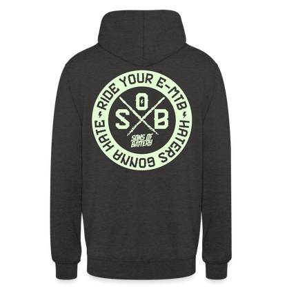 SPOD Unisex Hoodie Anthrazit / S Haters - Glow in the Dark - Sons of Battery - Unisex Hoodie E-Bike-Community