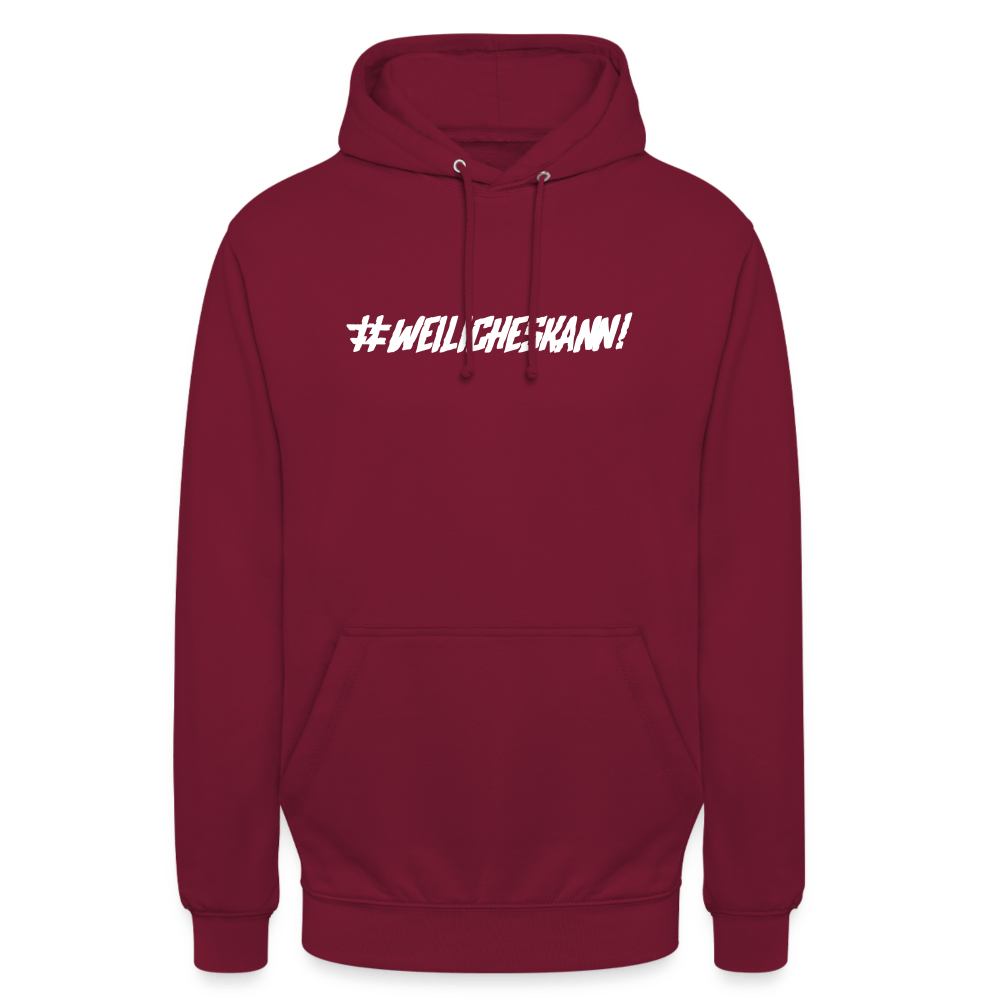 SPOD Unisex Hoodie Bordeaux / S Weil ich es kann! - Sons of Battery - Unisex Hoodie E-Bike-Community