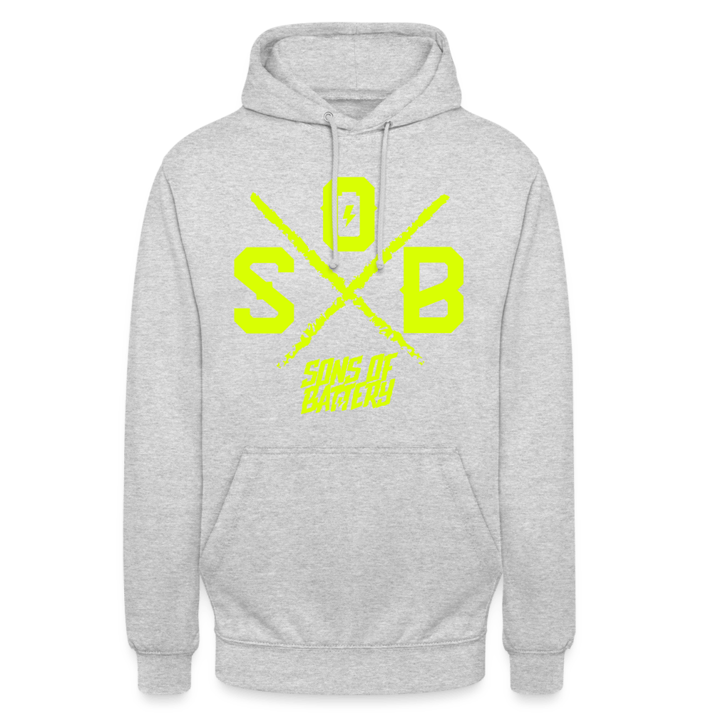 SPOD Unisex Hoodie Hellgrau meliert / S SOB CROSS - SONS OF BATTERY - Unisex Hoodie E-Bike-Community