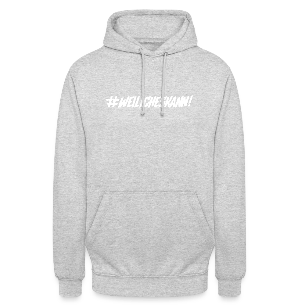 SPOD Unisex Hoodie Hellgrau meliert / S Weil ich es kann! - Sons of Battery - Unisex Hoodie E-Bike-Community