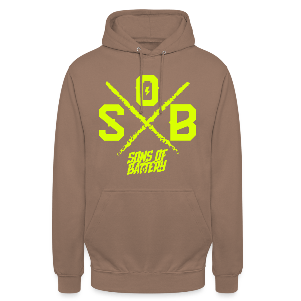 SPOD Unisex Hoodie Mokka / S SOB CROSS - SONS OF BATTERY - Unisex Hoodie E-Bike-Community