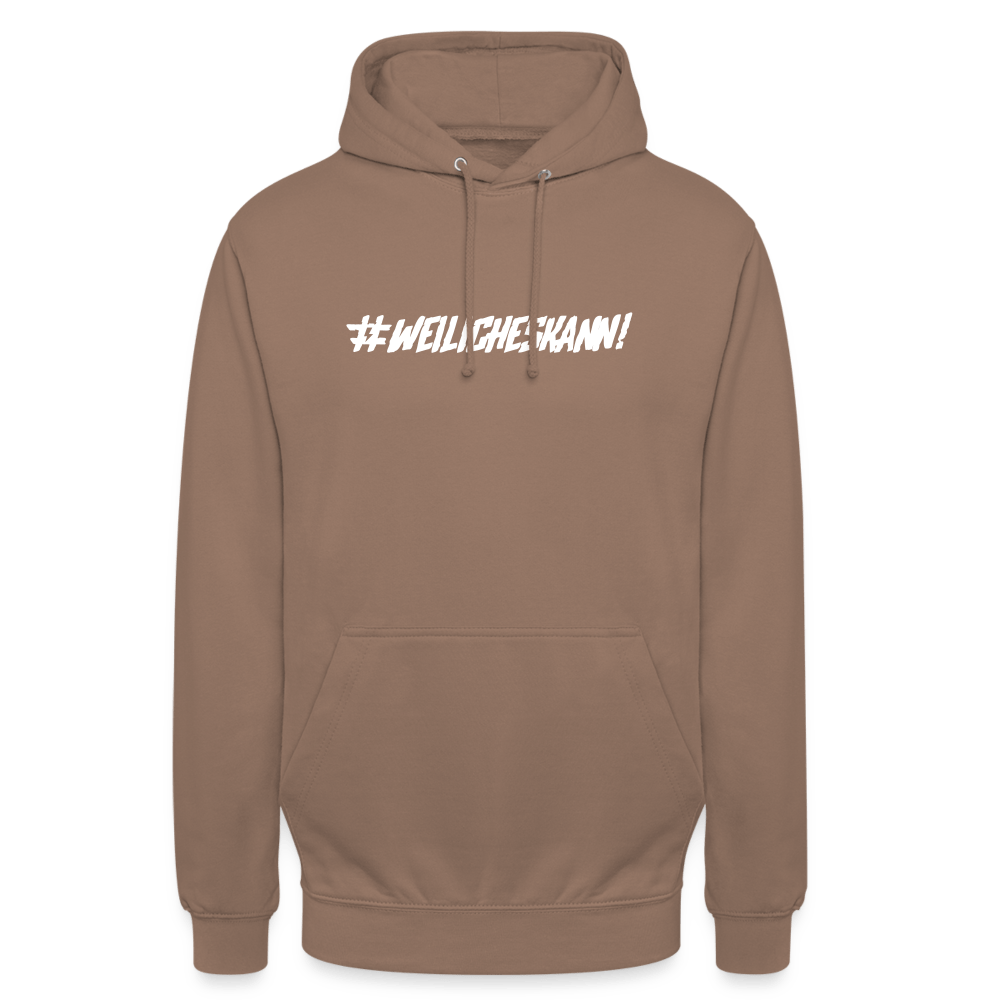 SPOD Unisex Hoodie Mokka / S Weil ich es kann! - Sons of Battery - Unisex Hoodie E-Bike-Community