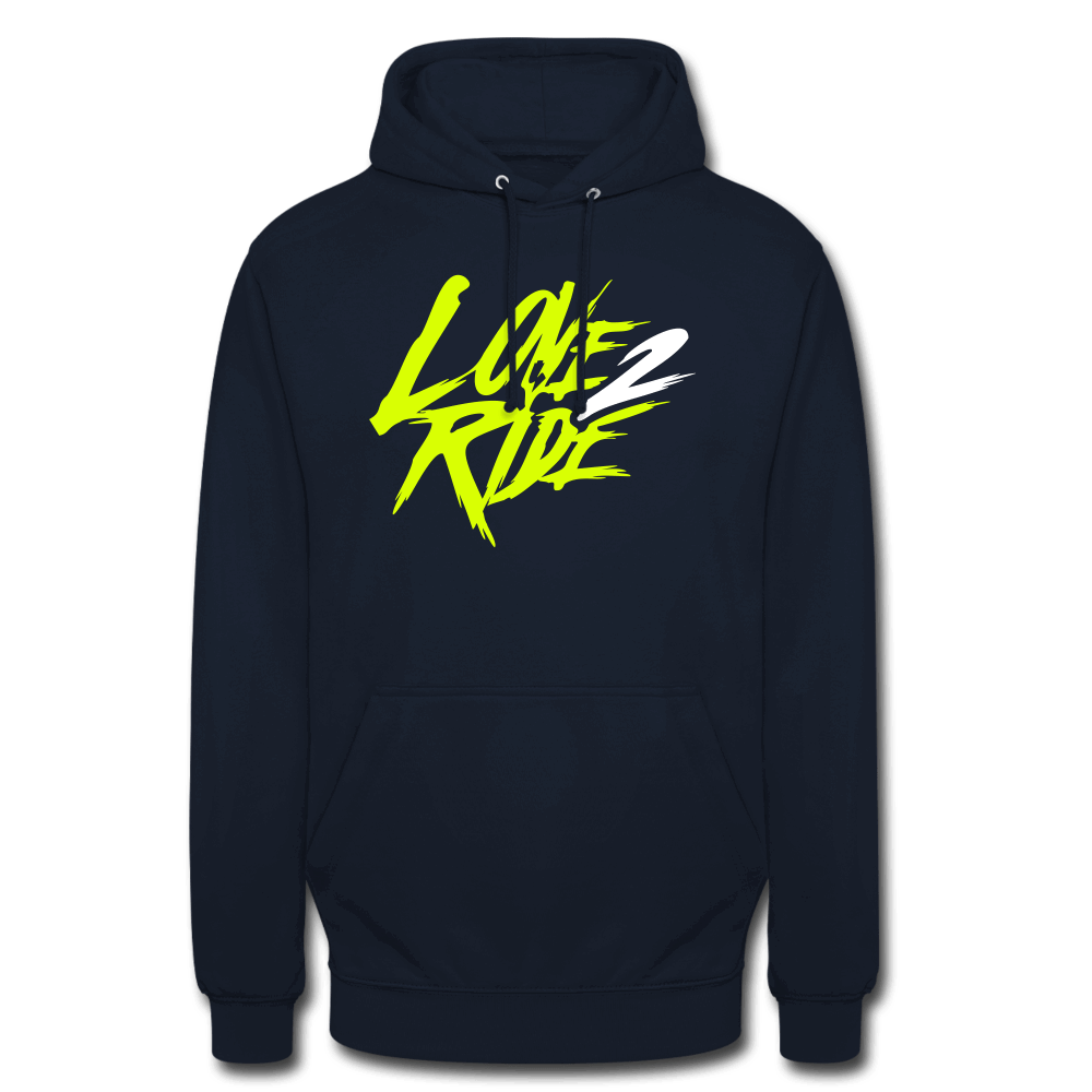 SPOD Unisex Hoodie Navy / S Love 2 Ride - Unisex Hoodie E-Bike-Community