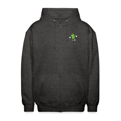 SPOD Unisex Kapuzenjacke Anthrazit / S Sons of Battery - B-Boy - 2 Seiten - Unisex Kapuzenjacke E-Bike-Community