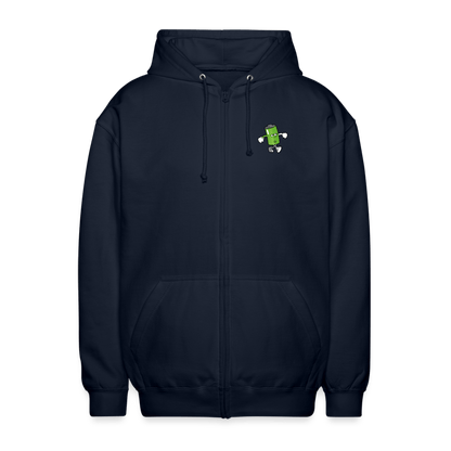 SPOD Unisex Kapuzenjacke Navy / S Sons of Battery - B-Boy - 2 Seiten - Unisex Kapuzenjacke E-Bike-Community