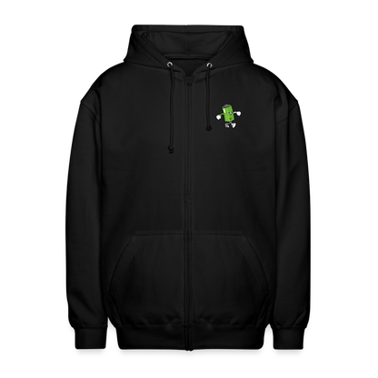 SPOD Unisex Kapuzenjacke Schwarz / S Sons of Battery - B-Boy - 2 Seiten - Unisex Kapuzenjacke E-Bike-Community