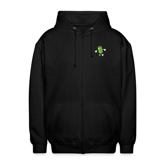 SPOD Unisex Kapuzenjacke Schwarz / S Sons of Battery - B-Boy - 2 Seiten - Unisex Kapuzenjacke E-Bike-Community