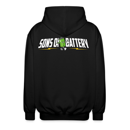 SPOD Unisex Kapuzenjacke Sons of Battery - B-Boy - 2 Seiten - Unisex Kapuzenjacke E-Bike-Community