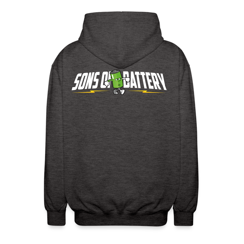 SPOD Unisex Kapuzenjacke Sons of Battery - B-Boy - 2 Seiten - Unisex Kapuzenjacke E-Bike-Community