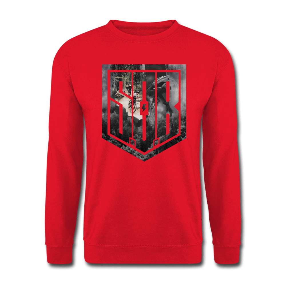 SPOD Unisex Pullover Rot / S Trailground - Unisex Pullover E-Bike-Community